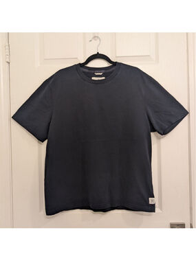 Men's Reigning Champ Navy Blue Short Sleeve Tee Shirt L